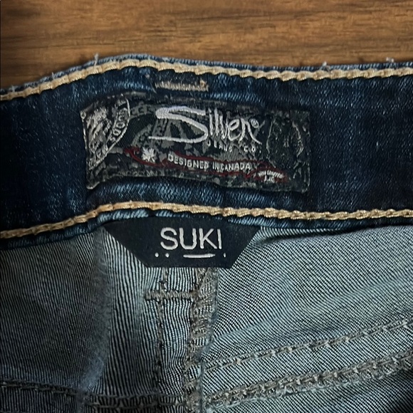 Dark Blue Women's Jeans - Picture 2 of 4